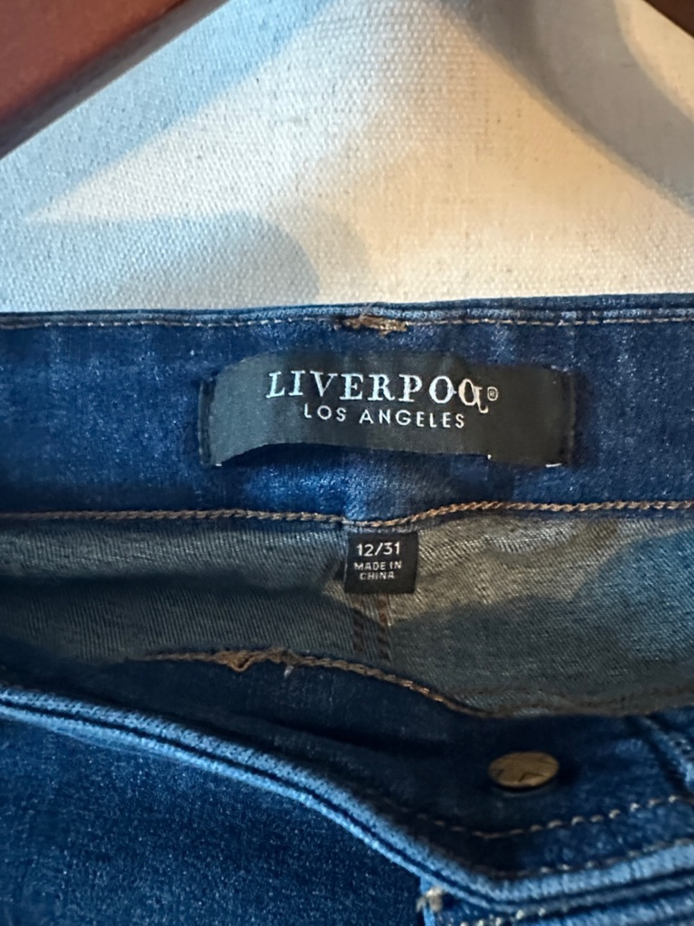 Dark Blue Women’s Stretch Jeans View 2
